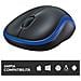M185 Mouse Wireless, 2,4 GHz con Mini Ricevitore USB, Durata Batteria di 12 Mesi, Tracciamento Ottico 1000 DPI, Ambidestro, Compatibile con PC, Mac, Laptop - Foto miniatura 5