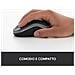 M185 Mouse Wireless, 2,4 GHz con Mini Ricevitore USB, Durata Batteria di 12 Mesi, Tracciamento Ottico 1000 DPI, Ambidestro, Compatibile con PC, Mac, Laptop - Foto miniatura 6
