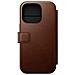 Custodia Magsafe Per Iphone 16 Pro Folio Modern Portacarte In Pelle, Marrone - Foto miniatura 1
