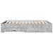 Giroletto Cassetti Grigio Cemento 135x190 Cm Legno Multistrato - Foto miniatura 9