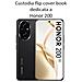 Smart Book Custodia A Libro Poket Flip Cover Case Per Honor 90 Black - Foto miniatura 2