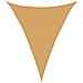 Vela Parasole 160 G/m Triangolare Sabbia 4x5x5 M In Hdpe - Foto miniatura 2