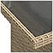 Set Divano da Giardino 6 pz con Cuscini Beige in Polyrattan - Foto miniatura 8