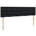Struttura Letto Pouf con Materasso Nero 200x200 cm in Velluto - Foto miniatura 9
