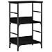 Libreria Nero Rovere 50x33x82 cm Legno ingegnerizzato e Acciaio - Foto miniatura 1