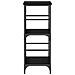 Libreria Nero Rovere 50x33x82 cm Legno ingegnerizzato e Acciaio - Foto miniatura 6