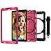 Custodia Per Ipad 10.2"" 2019/20/21 Con Supporto E Tracolla Rosa - Foto miniatura 2