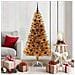 Albero di Natale con 150 LED con supporto Oro 150 cm PET - Foto miniatura 2