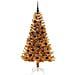 Albero di Natale con 150 LED con supporto Oro 150 cm PET - Foto miniatura 3