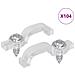 Clip per Striscia LED 2 pcs Trasparente 23,8 x 7,3 x 4,3 mm - Foto miniatura 1