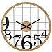 Orologio Da Parete Numbers In Ferro Nero Con Grandi Numeri - Foto miniatura 1