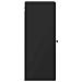 Mobiletto a muro Nero 33 x 34,5 x 90 cm Legno ingegnerizzato - Foto miniatura 4