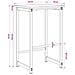 Sgabello da bar Rovere Fumo 40 x 32 x 74 cm - Foto miniatura 6
