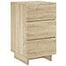 Comodino Rovere Sonoma 33,5 x 34,5 x 60 cm Legno composito - Foto miniatura 1