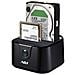 Docking Station AH01T Double HDD per Hard Disk SATA da 2.5'' e 3.5'' USB 3.0 ad Alta Velocita con funzione di clonazione HDD inclusa Office Series Col. Nero - Foto miniatura 1