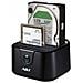 Docking Station AH01T Double HDD per Hard Disk SATA da 2.5'' e 3.5'' USB 3.0 ad Alta Velocita con funzione di clonazione HDD inclusa Office Series Col. Nero - Foto miniatura 2