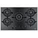 Piano Cottura FHCR 755 4G TC HE BK C a Gas Serie Crystal 5 Fuochi Gas Colore Nero - Foto miniatura 1