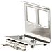 IWP-MD KEY-RAIL2 - Adattatore in Metallo per 2 Moduli Keystone RJ45 - Foto miniatura 2