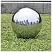Fontane Da Giardino A Sfera 3 Pz Con Led In Acciaio Inox 30 Cm - Foto miniatura 3
