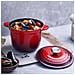 Cocotte Every In Ghisa Diametro 18 Cm Capacità 1,7 Litri Colore Rosso Ciliegia - Foto miniatura 3