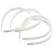 Fasce Per Capelli, Larghezza: 13 Mm, Bianco, 5 Pezzi - Foto miniatura 1