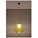 Ball - Lampadario In Vetro, Colore: Giallo Cromato - Foto miniatura 5