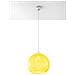 Ball - Lampadario In Vetro, Colore: Giallo Cromato - Foto miniatura 6