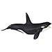 Safari Ltd Wild Safari Sea Life - Killer Whale - Statuetta Educativa Dipinta A Mano - Costruzione Di Qualità Con Materiali Sicuri E Senza Bpa - Dai 3 Anni In Su - Foto miniatura 1