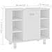 Mobile da Bagno Bianco 60x32x53,5 cm in Legno Multistrato - Foto miniatura 8