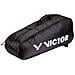 9150 Badminton Squash Doublethermobag (nero) Formato Per 6 Racchette 2 Scomparti Leggeri - Foto miniatura 3