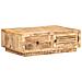 Tavolino Da Caff 90x60x29 Cm In Legno Di Mango Grezzo - Foto miniatura 1
