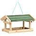 Mangiatoia per Uccelli in Legno Massello 35x29,5x21cm - Foto miniatura 1