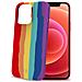 Custodia In Silicone Solido Arcobaleno Per Iphone 13 Pro - Foto miniatura 3