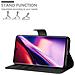 Custodia Compatibile Con Samsung Galaxy Note 10 In Nero Carbone - Coperchio Protettiva Con Chiusura Magnetica, Funzione Stand E Tasca Per Le Carte - Foto miniatura 3
