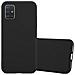 Custodia Compatibile Con Samsung Galaxy A72 5g In Candy Nero - Coperchio Protettivo In Silicone Tpu Flessibile - Foto miniatura 1
