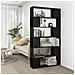 Libreria /Divisorio Stanza Nero 100x24x188 cm - Foto miniatura 1