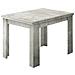 Tavolo Allungabile Otto, Consolle Ausiliare Da Cucina, Tavolo Allungabile, 100% Made In Italy, Cm 90x90h75, Cemento - Foto miniatura 2