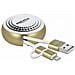 85820 Cavo Usb 92 M Usb 2.0 Usb A Micro-usb B /lightning Oro, Bianco - Foto miniatura 1