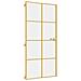 Porta Interni Sottile Oro 93x201,5cm Vetro Temperato Alluminio - Foto miniatura 2