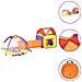 Tenda Da Gioco Bambini 250 Palline Multicolore 338x123x111 Cm - Foto miniatura 1