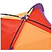 Tenda Da Gioco Bambini 250 Palline Multicolore 338x123x111 Cm - Foto miniatura 8