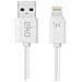 Cavo Lightning Verso Usb-a 2,4a Carica E Sincronizza 1m, Bianco - Foto miniatura 1