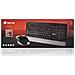 Tastiera e Mouse USB NGS-KEYBOARD-0369  per Casa e Ufficio (Layout Francese) Colore Nero - Foto miniatura 9