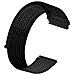 Cinturino Per Orologio In Nylon Per Samsung Watch 4/5/6 E Huawei Gt4 Black 22 Mm - Foto miniatura 5