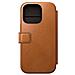 Custodia Magsafe Per Iphone 16 Pro Folio Modern Portacarte In Pelle, Marrone Chiaro - Foto miniatura 1