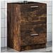 Mobile Lavabo Rovere Fumo 80x33x60 Cm In Legno Multistrato - Foto miniatura 1