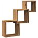 Mensole A Cubo Parete Artigianale 68x15x68 Cm Legno Multistrato - Foto miniatura 2