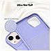 Custodia Tpu Silicone Cover Case Con Protezione Fotocamere Per Apple Iphone 12 Pro Lilla - Foto miniatura 3