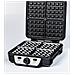 GR-7030 piastra per waffle 4 waffle 1100 W Nero - Foto miniatura 2