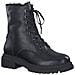 Black Casual Closed Booties Stivaletti Pelle Scarpe Donna Nero Eu 36, 1-26222-41 003 - Foto miniatura 1